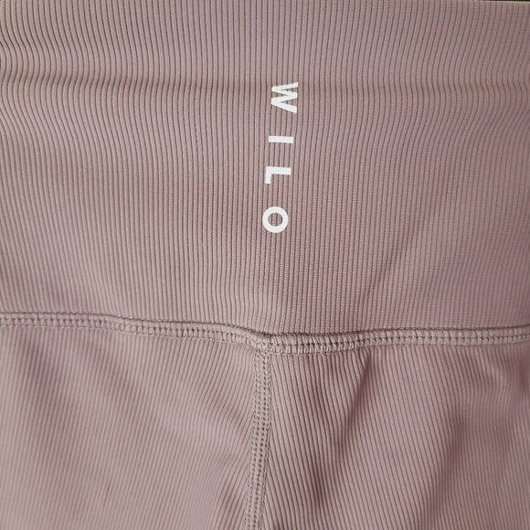 Wilo the Label Base Ribbed Colorblock 7/8 Leggings Women's‎ Size XS Mauve Purple - Picture 3 of 7